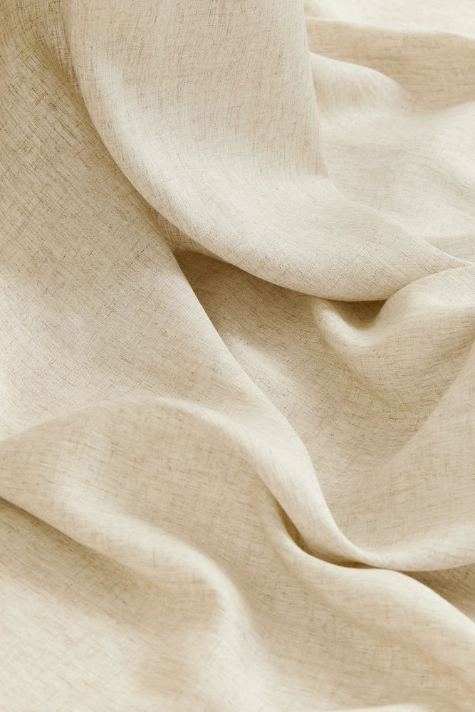One-pack Long and Wide Lyocell-Blend Curtain Panel