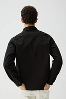 Regular-Fit Cotton Twill Overshirt