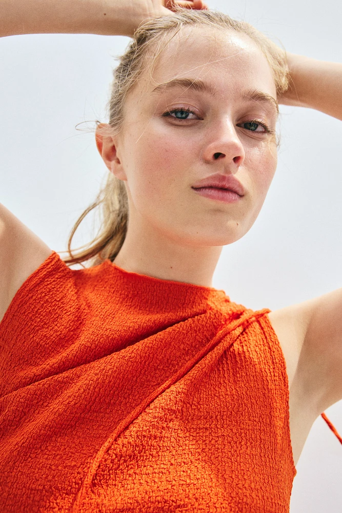 Drawstring-Detail Top