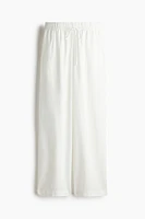 Linen-Blend Pants