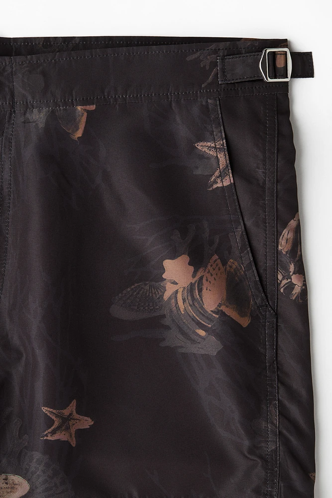 Patterned Swim Shorts