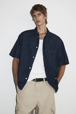 Chemise Coupe Flottante en denim