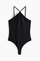 Crêpe Thong Bodysuit