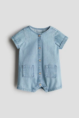 Denim Romper Suit