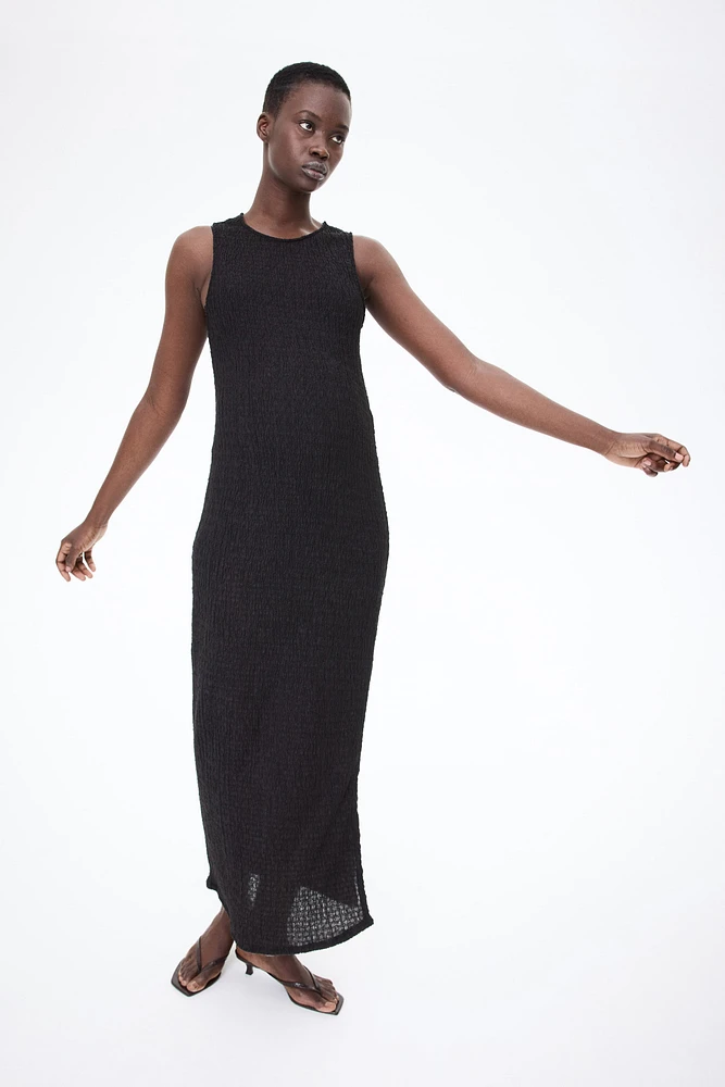 MAMA Textured Jersey Dress