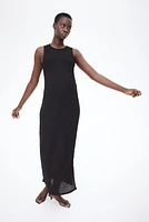 MAMA Textured Jersey Dress