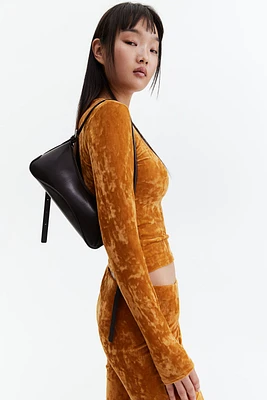 Crushed Velour Top