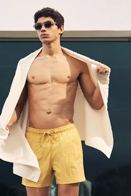 Crinkled Swim Shorts