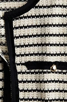 Textured-Knit Cardigan