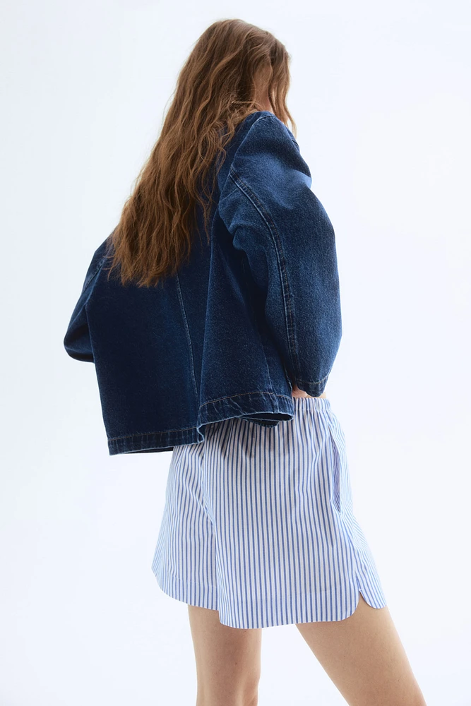 Cotton Shorts with Drawstring