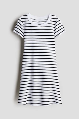 Short-sleeved Jersey Dress