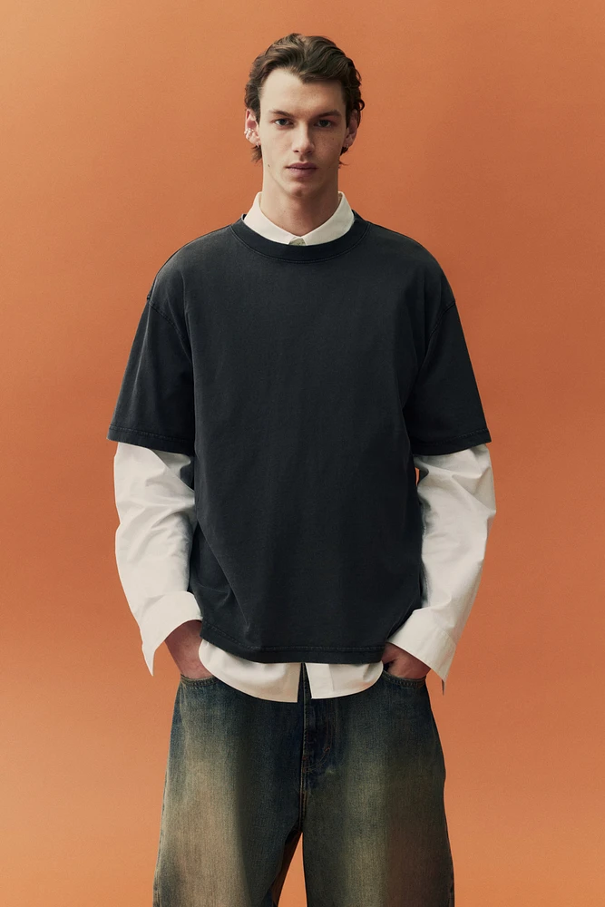 Loose-Fit Washed T-Shirt