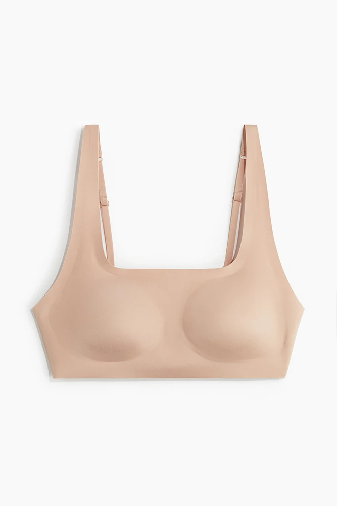 Padded Soft-Cup Microfiber Bra