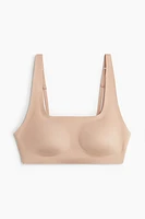 Padded Soft-Cup Microfiber Bra