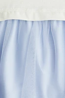Robe en tulle avec motif imprimé