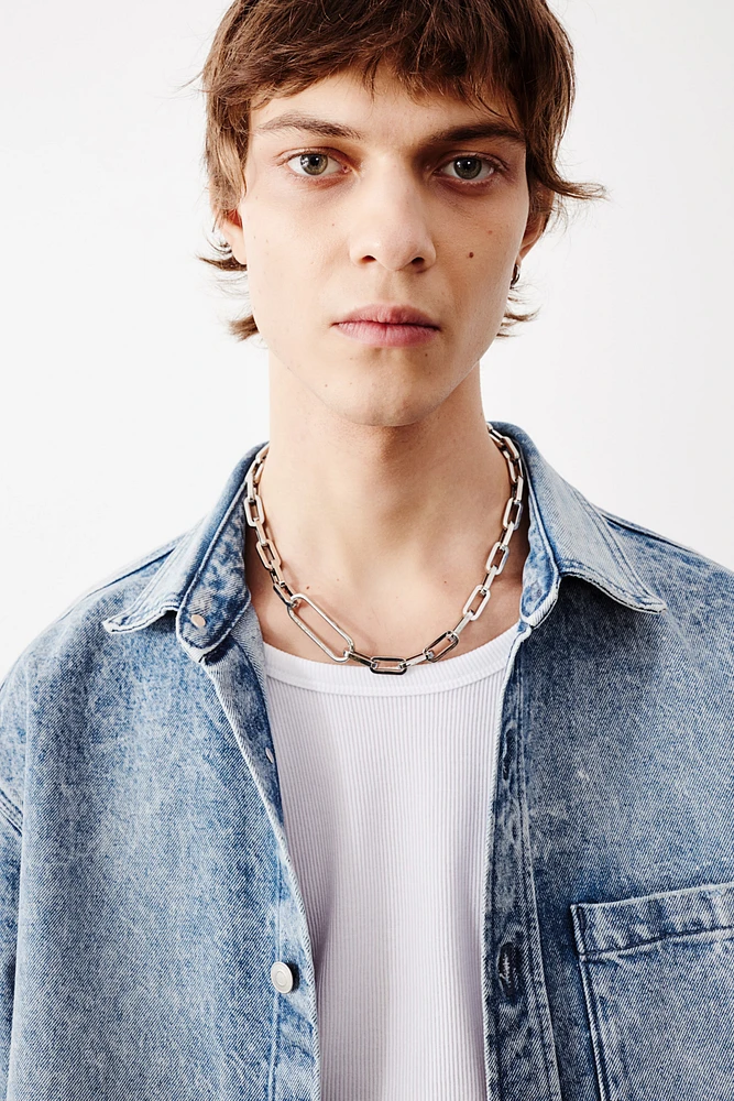 Boxy Denim Shirt