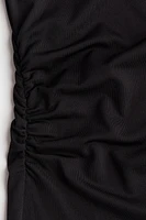 Draped Bodycon Maxi Dress
