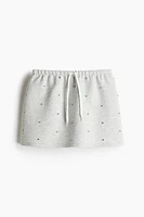Embellished Scuba Skirt