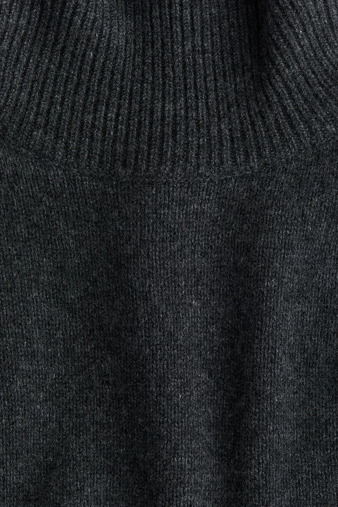 Cashmere-Blend Turtleneck Sweater