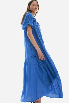 Drawstring-Detail Dress