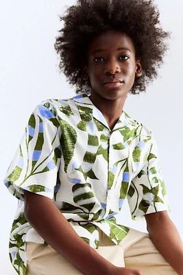 Printed Cotton Resort Shirt