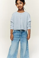 Bouclé-Knit Cardigan