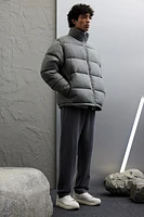Loose Fit Water-Repellent Puffer Jacket