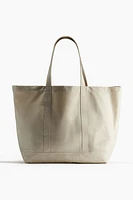 Cotton Canvas Beach Bag