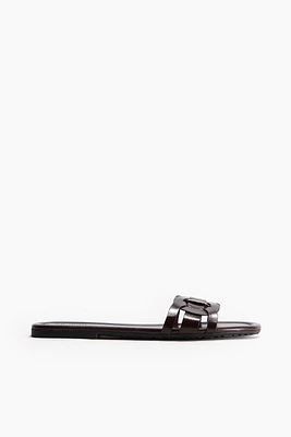 Sandales en cuir