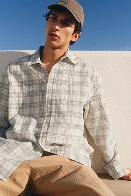 Loose-Fit Textured Shirt