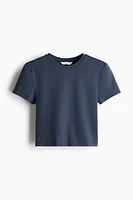 Microfiber Cropped T-Shirt