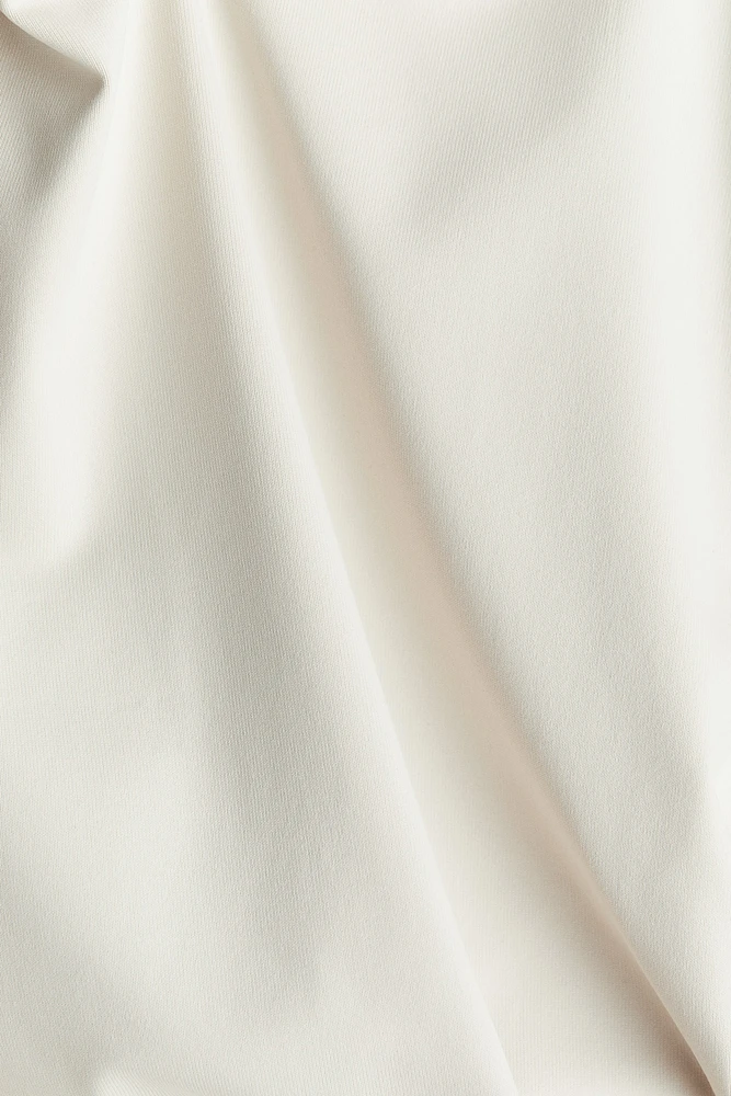 Scoop-Back Microfiber Top