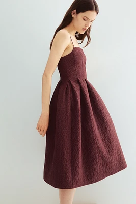 Jacquard-Weave Dress
