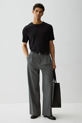 Slim-Fit Ribbed T-Shirt