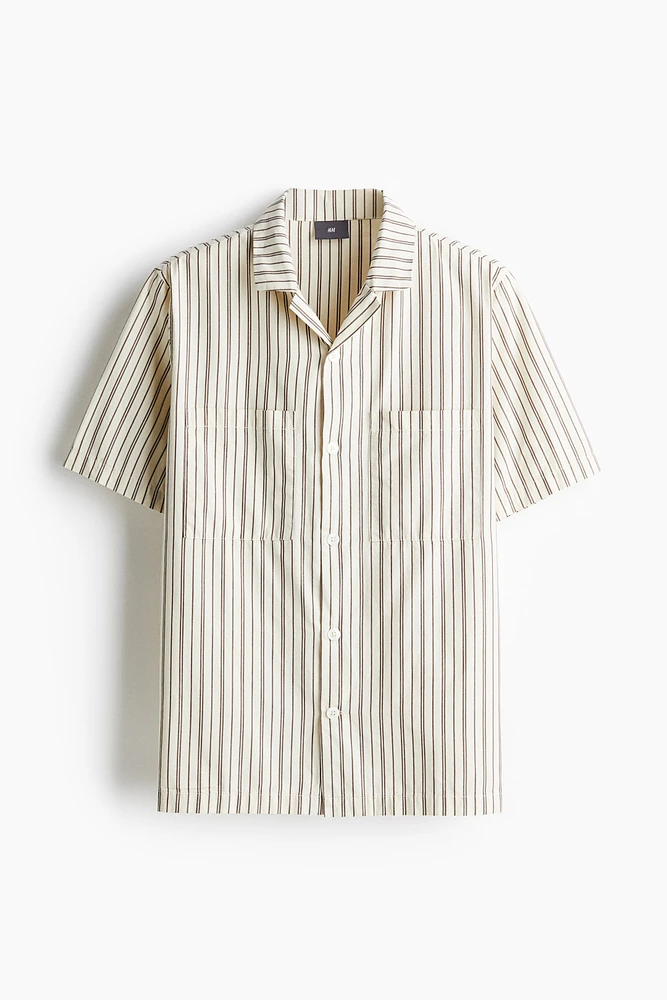 Cotton Pajama Shirt and Shorts