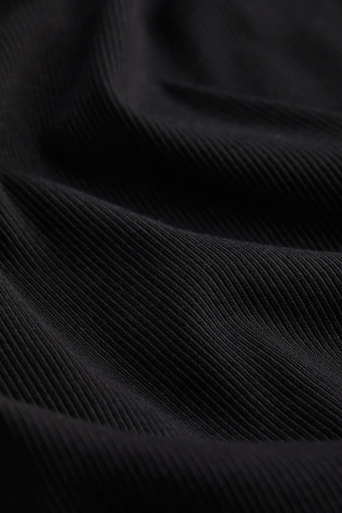 Ribbed Jersey Top
