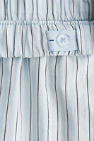 Ruffle-Trimmed Cotton Shorts