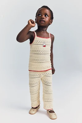 2-Piece Crochet-Look Set