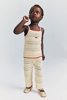 2-Piece Crochet-Look Set