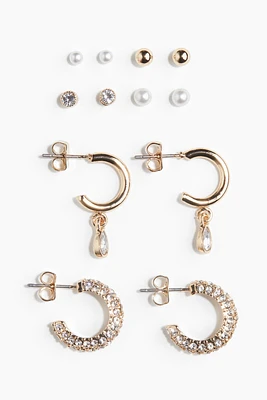 6 Pairs Earrings