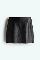 Leather Mini Skirt