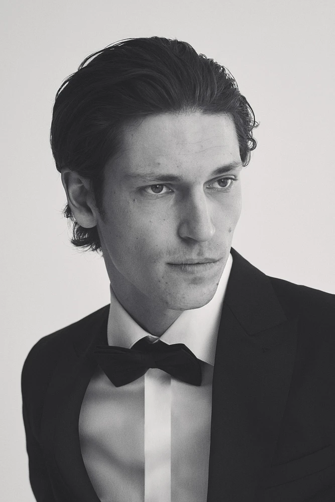 Slim-Fit Wool-Blend Tuxedo Jacket