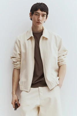 Regular-Fit Linen-Blend Jacket