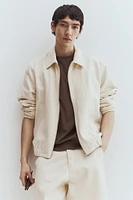 Regular-Fit Linen-Blend Jacket