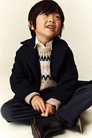 Cashmere-Blend Pea Coat