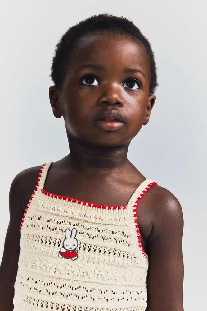 2-Piece Crochet-Look Set
