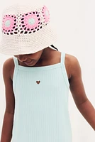 Ribbed strappy dress
