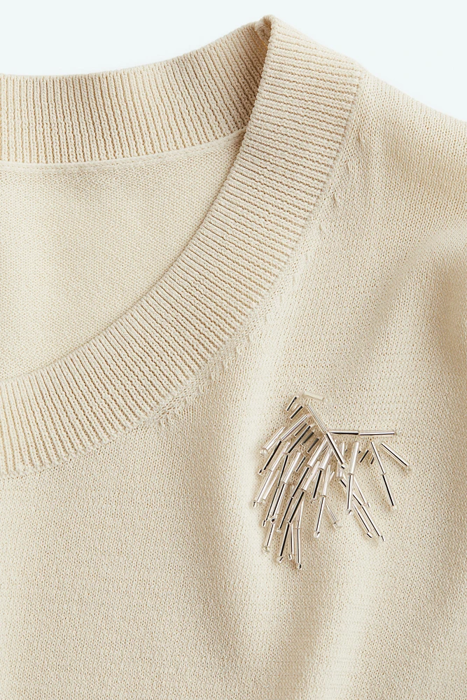 Bead-Embellished Top