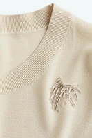 Bead-Embellished Top