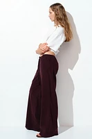Linen-Blend Drawstring Pants